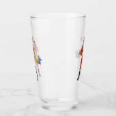 Kerstman vrolijk kerstfeest deel 2 glas (Links)