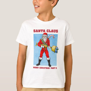 Kerstman Vrolijk Kerstfeest Deel 2 T-shirt
