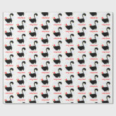 Kerstman Vrolijk Kerstfeest Feestelijke Kerstmis Cadeaupapier (Vlak)