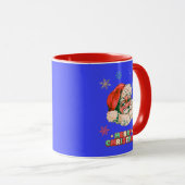  Kerstman Vrolijk Kerstfeest Mok (Voorkant rechts)