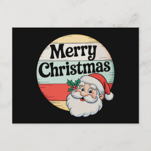 Kerstman vrolijk kerstfeest oude Kerstmis ouderwet Feestdagenkaart