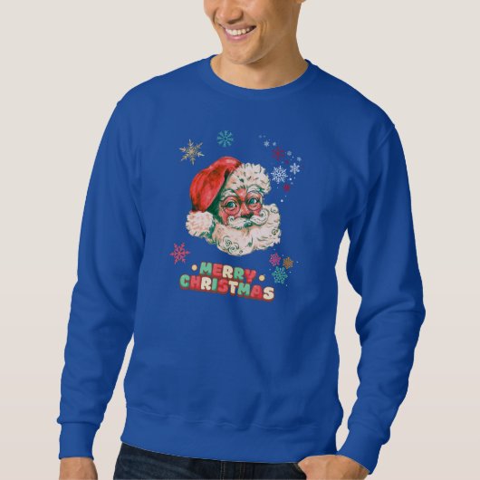 Kerstman Vrolijk Kerstfeest Trui (Voorkant)