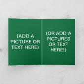  Kerstman Vrolijk Kerstfeest Wenskaarten Feestdagen Kaart (Binnen)