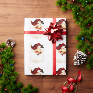 Kerstman: vrolijke vakantie charme Cadeaupapier