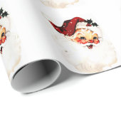 Kerstman: vrolijke vakantie charme Cadeaupapier (Rol Hoek)