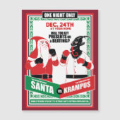 Kerstman vs. Krampus Boxing Match Goed vs. Kwaad (Voorkant)