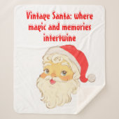  Kerstman: waar magie en herinneringen verweven zi Sherpa Deken (Voorkant)