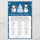 Kerstman Wat zit er in je handtas? (Voorkant)