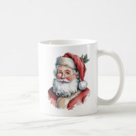 Kerstman Waterverf Koffiemok