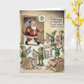 Kerstman weet 'het geheim' kaart (Gele Bloem)
