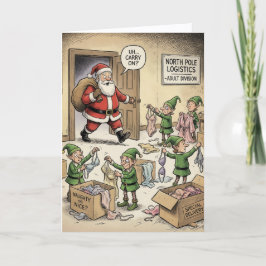 Kerstman weet 'het geheim' kaart