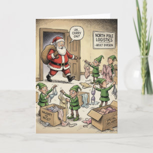 Kerstman weet 'het geheim' kaart