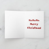 Kerstman - Wenskaart Feestdagen Kaart (Binnen)