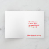 Kerstman-wenskaart-iemand speciaal feestdagen kaart (Binnen)