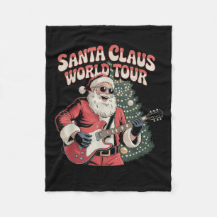 Kerstman Wereldtournee Rocking Around The Christma Fleece Deken