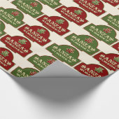 Kerstman Werkplaats Inpakpapier (Hoek)