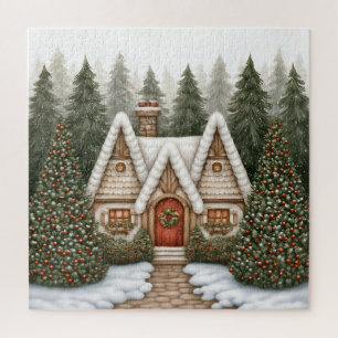 Kerstman werkplaats legpuzzel