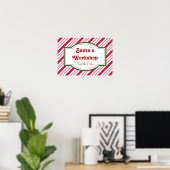 Kerstman Werkplaats Poster (Thuiskantoor)