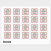 Kerstman Werkplaats Speciale Kerstman Levering Ger Vierkante Sticker (Vel)