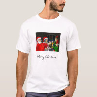 Kerstman werkplaats T-shirt