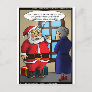 Kerstman & Wiki Leaks Grappige Cadeaus T-shirts &  Feestdagenkaart