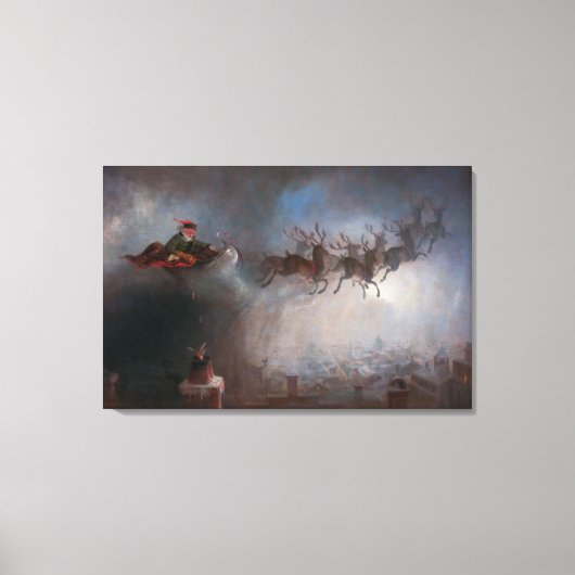 kerstman | William Holbrook Beard | Canvas Afdruk (Voorkant)