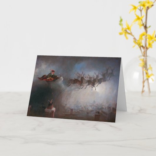 kerstman | William Holbrook Beard | Kaart (Gele Bloem)