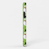 Kerstman, witte sneeuwman, wortelneus Case-Mate iPhone case (Achterkant/rechts)