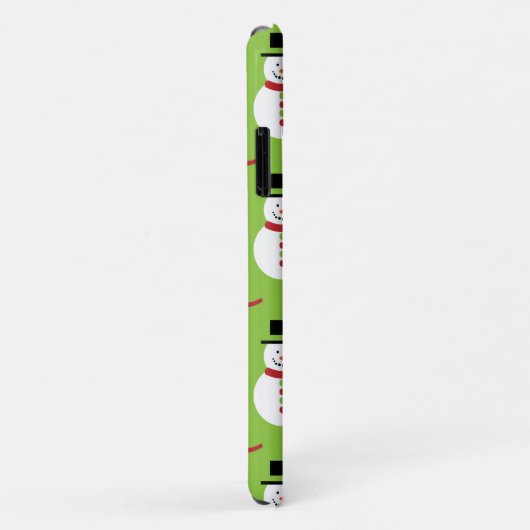 Kerstman, witte sneeuwman, wortelneus Case-Mate iPhone case (Achterkant/rechts)