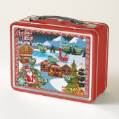 Kerstman wordt betrapt met een koekje! (Achterkant)