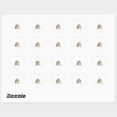 Kerstman Xmas Grappige Lama Luiaard Kerstmis (2) Hart Sticker (Vel)