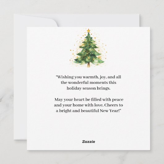 Kerstman Yoga Uitnodiging voor feest (Achterkant)