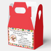 Kerstman Zakelijke kaart Kerst magie Bedankdoosjes (Geopend)