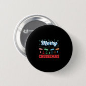 Kerstman zegt 67 Zes Zeven Meme Grappig Prettig Ke Ronde Button 5,7 Cm (Voorkant /achterkant)