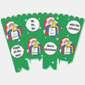 Kerstman zegt Do Favor Boxes Bedankdoosjes (Ongevouwen)