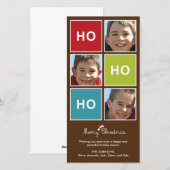 Kerstman zegt - Kerstkaart (Voorkant / Achterkant)