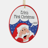 Kerstman zegt... Ornament personaliseren (Rechts)