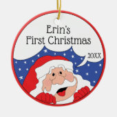 Kerstman zegt... Ornament personaliseren (Voorkant)