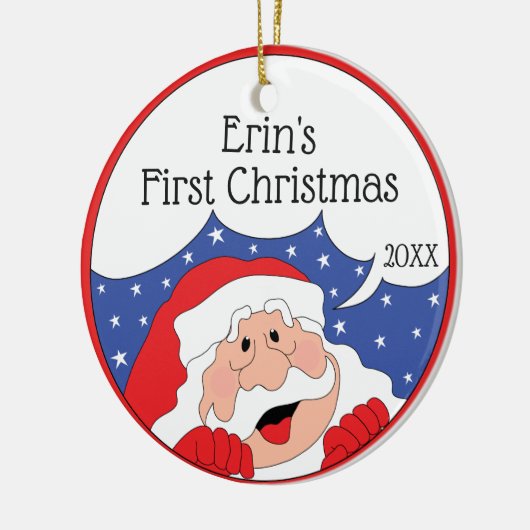 Kerstman zegt... Ornament personaliseren (Links)