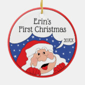 Kerstman zegt... Ornament personaliseren (Achterkant)