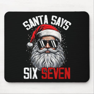 Kerstman zegt Six Seven 67 Gen Z Alpha Meme Slang Muismat