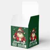 Kerstman zegt ZES ZEVEN – Grappige Kerst Meme Bedankdoosjes (Geopend)