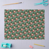 Kerstman zegt ZES ZEVEN – Grappige Kerstmeme Tissuepapier (Craft)