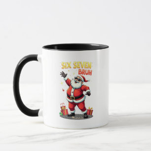 🎅Kerstman Zegt Zes Zeven Meme Grappige Kerstman V Mok
