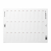 Kerstman zei redden dieren rendier Kerstmis Etiket (Full Sheet)