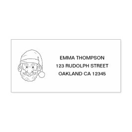 Kerstman Zelfinktende Stempel