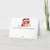 Kerstman & Zijn BosVrienden - Kerstmis Feestdagen Kaart (Achterkant)