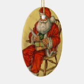  kerstman zijn lijst Ornament controleren (Rechts)