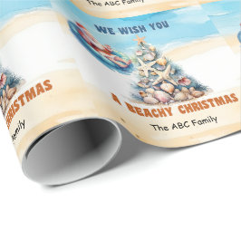 Kerstman Zomer Kerstmis in juli Cadeaupapier