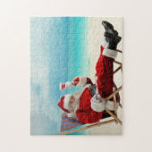 Kerstman Zomer Legpuzzel (Verticaal)